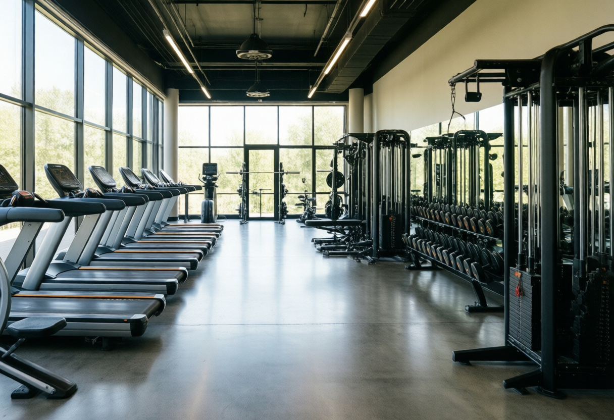 Moderné fitnes centrum Meneki24 — posilňovňa a skupinové lekcie